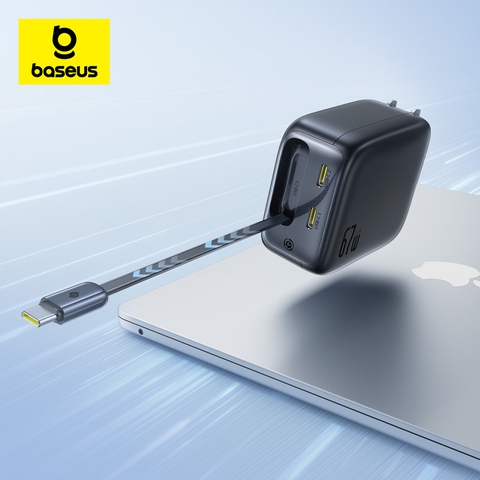 Củ Sạc dây rút 67W Baseus EnerCore CJ11 3C