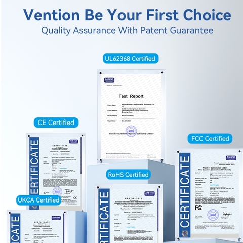 Củ Sạc Nhanh 2C+1A VENTION FER 65W GaN III