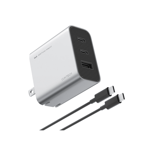 Bộ sạc đa cổng GaN CUKTECH 65W AD653C 2C1A