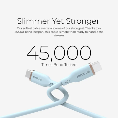 Dây cáp sạc nhanh 60W MAZER Infinite.LINK 3 PD60W USB-C to USB-C