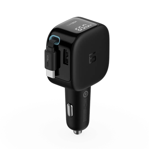Sạc ô tô Cuktech CC652 No.6 77W có cáp rút