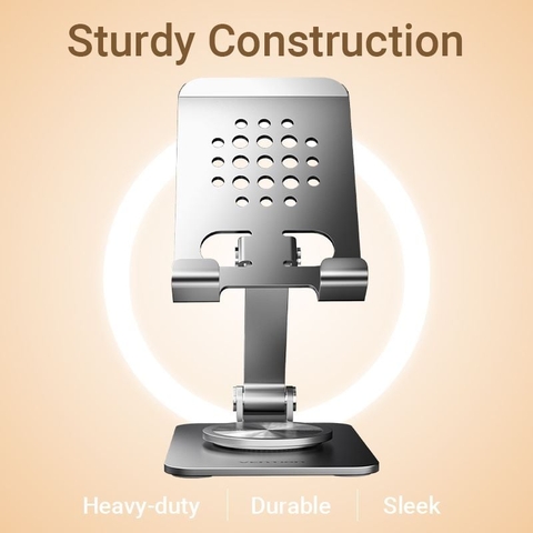 Đế giữ điện thoại/Tablet bằng kim loại xoay 360 độ VENTION KSD