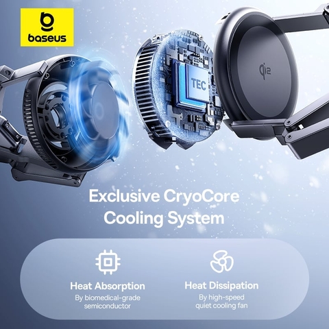Đế sạc không dây 3 in 1 Baseus EnerFill FS41 TEC Cooling