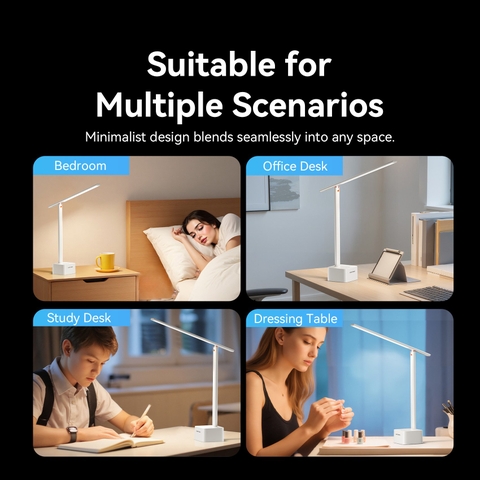 Đèn bàn pin sạc VENTION PDB 2700K-6000K dùng đến 15H