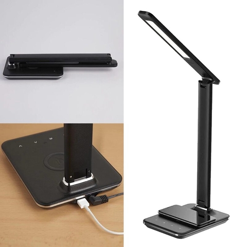 Đèn LED Để Bàn Hỗ Trợ Sạc Không Dây MotoM GST006