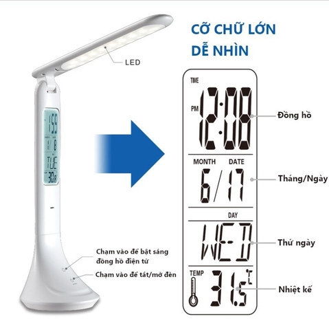 Đèn LED để bàn thông minh MoToM GST005W