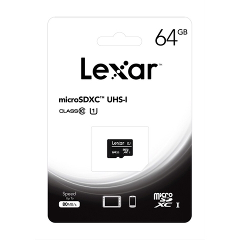 Thẻ nhớ MicroSD Lexar SDXC C10 (Không Adapter)