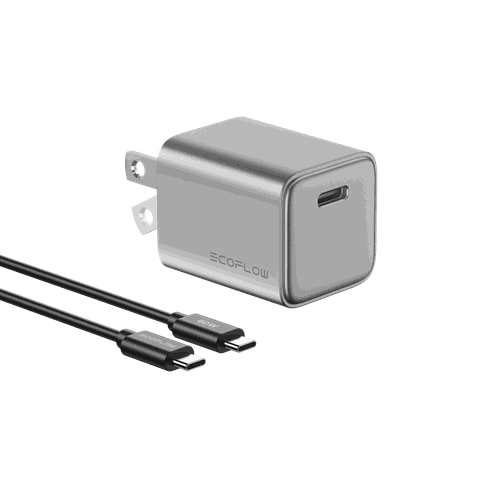 Bộ sạc nhanh EcoFlow RAPID 30W GaN kèm cáp 60W
