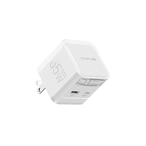 Bộ sạc nhanh EcoFlow RAPID 65W, cáp có thể thu gọn, GaN