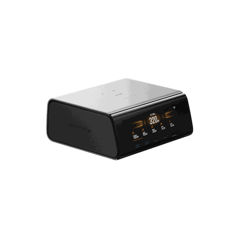 Đế sạc để bàn EcoFlow RAPID Pro 320W, 5 cổng, GaN