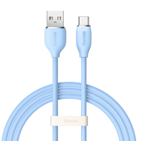 Cáp sạc nhanh Baseus Jelly 100W USB to Type C vỏ silicone dẻo