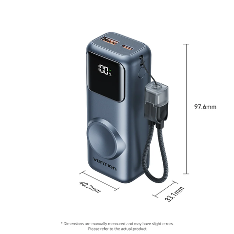 Pin dự phòng Vention FKP 10000mAh 22.5W sạc Apple Watch
