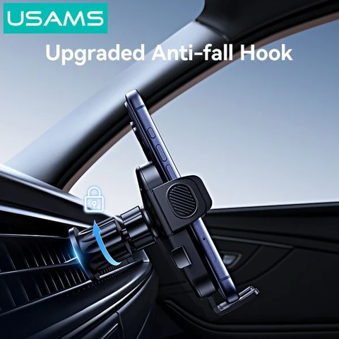 Giá đỡ điện thoại USAMS ZJ090 kẹp cửa gió, xoay 360°