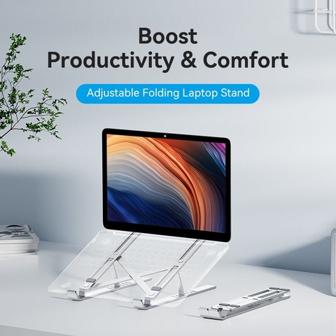 Giá Đỡ Tản Nhiệt Kim Loại Laptop VENTION KDM khung nhôm, 15kg