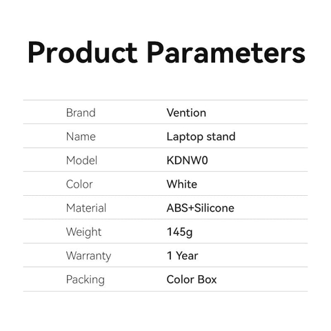 Giá Đỡ Tản Nhiệt Laptop Gấp Gọn VENTION KDN