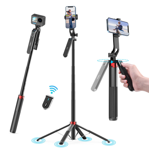Tripod điện thoại Ulanzi MA09 180cm remote Bluetooth