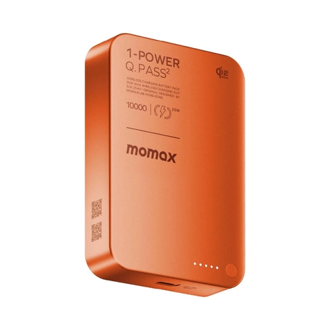Pin dự phòng từ tính Momax 1-Power Q.Pass² 10000mAh Qi2 25W