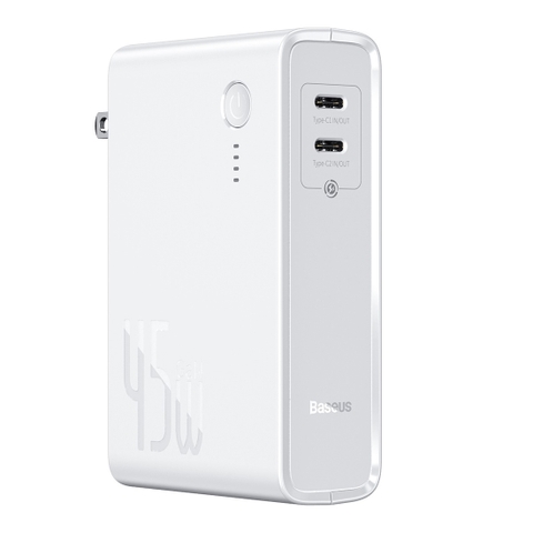 Củ sạc kiêm pin dự phòng Baseus GaN Power Station 45W LV815 (PPNLD)