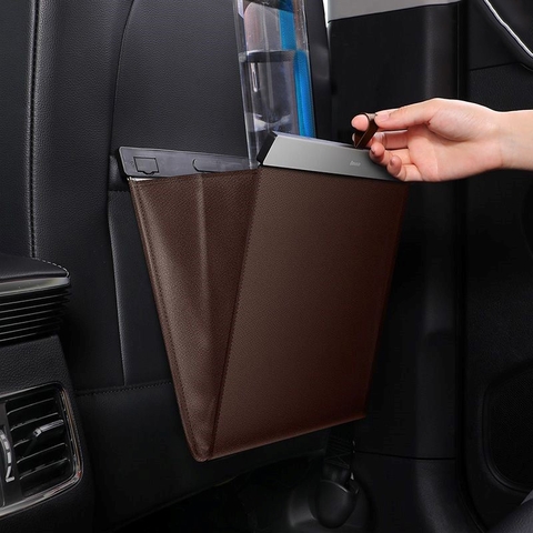 Túi chứa đồ tiện dụng gắn lưng ghế trên xe hơi Baseus Large Garbage Bag