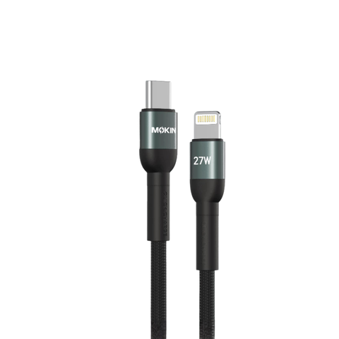 Cáp Sạc Nhanh C to Lightning MOKIN 27W MFi