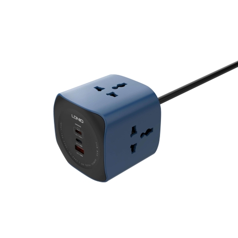 Ổ cắm đa năng LDNIO SC3319 GaN 6in1 3 AC 2500W 3 USB 65W