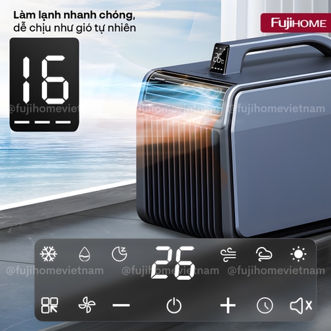 Máy điều hòa mini di động thông minh Fujihome PAC06-Pro
