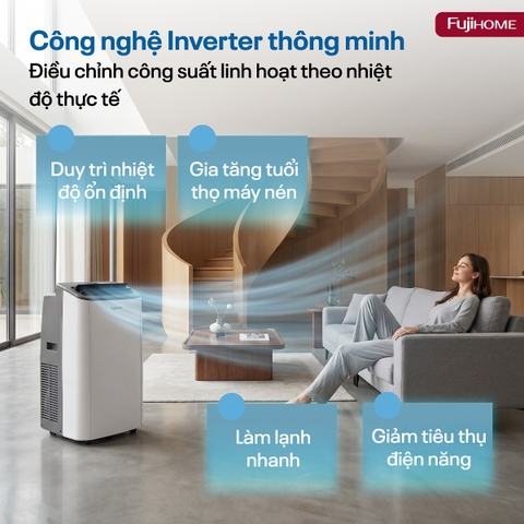 Điều hòa di động Fujihome PAC14PRO