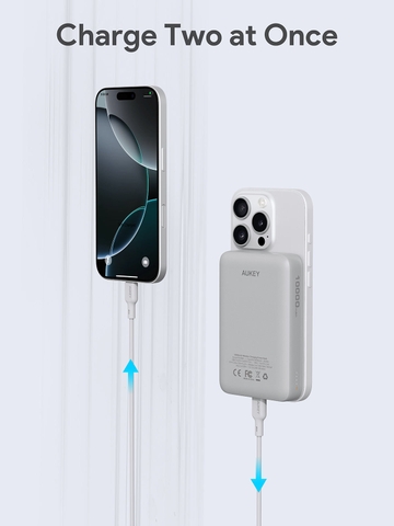 Pin dự phòng sạc không dây AUKEY PB-MS04 10000mAh 20W Ultra Slim
