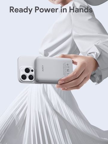 Pin dự phòng sạc không dây AUKEY PB-MS04 10000mAh 20W Ultra Slim