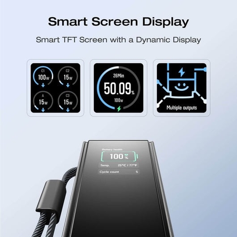 Pin dự phòng EcoFlow RAPID 25.000mAh 170W 100W cáp rút