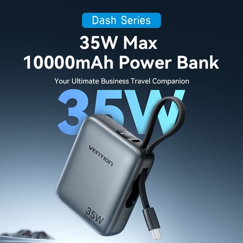 Pin sạc dự phòng Vention Dash FHE 10000mAh 35W Mini