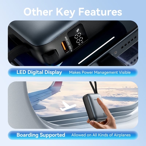 Pin sạc dự phòng Vention Dash FHE 10000mAh 35W Mini