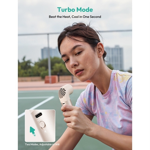 Quạt Cầm Tay Mini AECOOLY Aero Ultra Vỏ Nhôm 19000RPM 16h