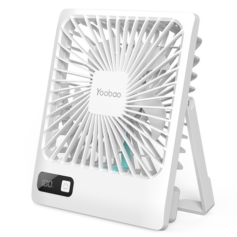 Quạt để bàn tích điện mini Yoobao Q3C 3000/5000mAh