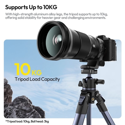 Tripod máy ảnh Ulanzi OMBRA II T155/T156 tải trọng 10kg