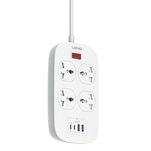 Ổ Cắm Điện Đa Năng LDNIO SC4407C Universal 3 port + 4 USB