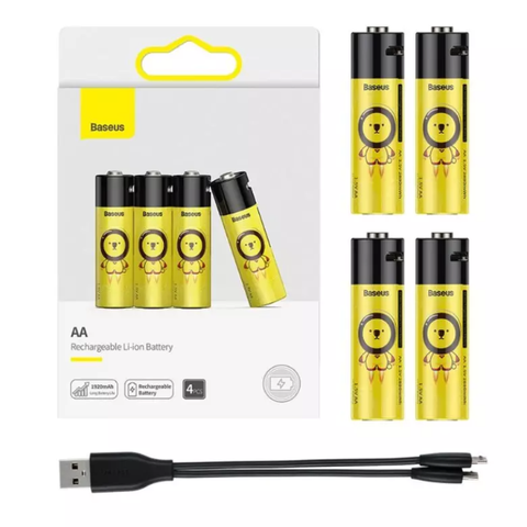 Pin sạc Baseus AA Rechargeable Li-ion Battery 2280mWh