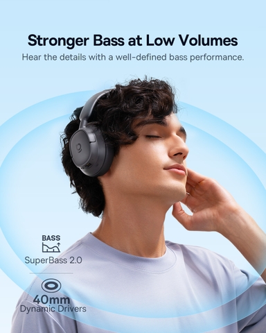 Tai Nghe Chụp Tai Không Dây Baseus Bass BH1 Chube