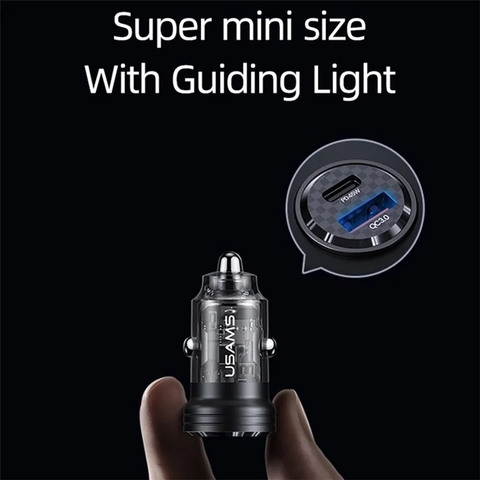 Tẩu Sạc 45W USAMS CC175 C35 1C+1A