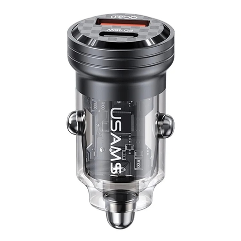 Tẩu Sạc 45W USAMS CC175 C35 1C+1A