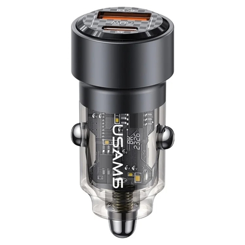 Tẩu sạc 60W USAMS CC208 C39 1C+1U