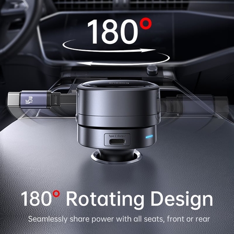 Tẩu sạc ô tô Baseus PrimeTrip VR1 60W