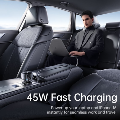 Tẩu sạc ô tô Baseus PrimeTrip VR1 60W