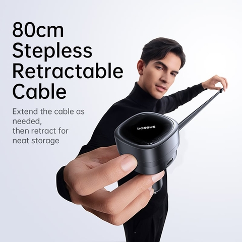 Tẩu sạc ô tô Baseus PrimeTrip VR1 60W