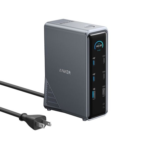 Trạm sạc dock chuyển đổi ANKER Prime A83B6 14in1, 2 màn, 160W