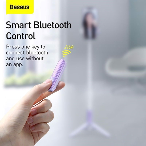 Gậy selfie tích hợp nút chụp bluetooth Baseus Traveler