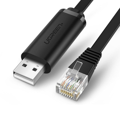 Cáp lập trình Console Ugreen  CM204 USB2.0 sang RJ45 FTDI
