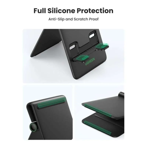 Giá đỡ điện thoại, máy tính bảng, laptop Ugreen màu đen - có thể gập lại LP406