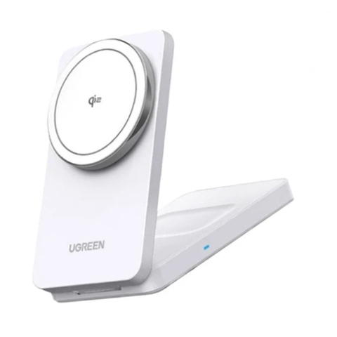 Đế sạc không dây từ tính Ugreen MagFlow 20W 2 in 1