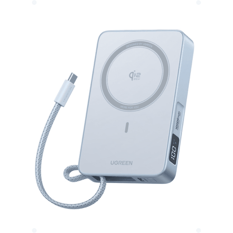 Sạc dự phòng không dây từ tính UGREEN PB773 MagFlow 10000mAh Qi2 25W